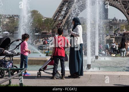 ABBILDUNG DER STADT PARIS (75), FRANKREICH Stockfoto