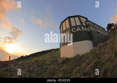 Großen Union Camera Obscura, Douglas Head, Isle Of man.  Sonnenaufgang Stockfoto