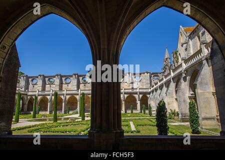 ABTEI VON ROYAUMONT, ASNIERES-SUR-OISE, (95) VAL D ' OISE, ILE-DE-FRANCE Stockfoto