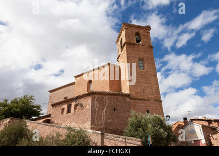 Kirche unserer lieben Frau von den Engeln in Azofra - La Rioja, Spanien Stockfoto