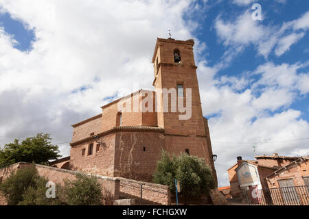 Kirche unserer lieben Frau von den Engeln in Azofra - La Rioja, Spanien Stockfoto