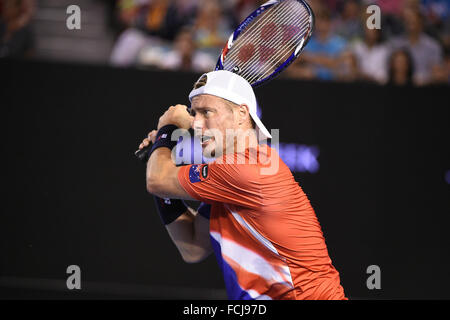 Melbourne Park, Melbourne, Australien, Australian Open Tennis Championships. 22. Januar 2016. Lleyton Hewitt (AUS) Credit: Aktion Plus Sport/Alamy Live-Nachrichten Stockfoto