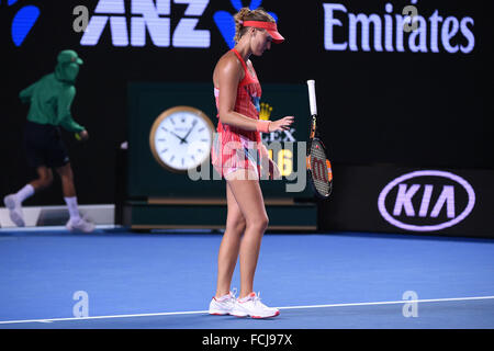 Melbourne Park, Melbourne, Australien, Australian Open Tennis Championships. 22. Januar 2016. Kristina Mladenovic (FRA) Credit: Aktion Plus Sport/Alamy Live-Nachrichten Stockfoto