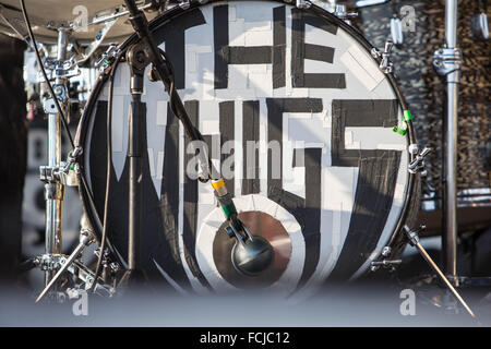 Die whigs Drumset Stockfoto