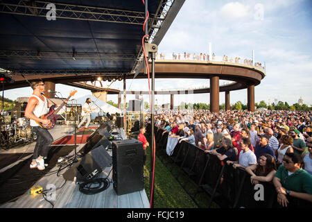 Ein Festival, Masse Stockfoto