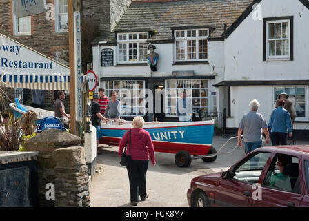 Hafen Issac Cornwall Stockfoto