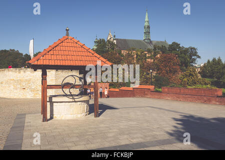 Burg in Sandomierz, Polen Stockfoto