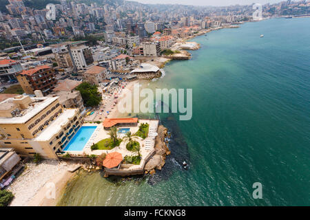 Antenne, Jounieh, Libanon Stockfoto