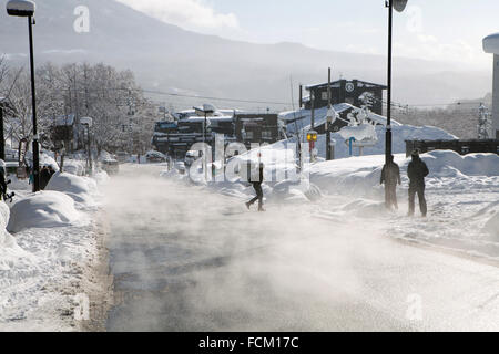 Szenen von Niseko, Hokkaido, Japan Stockfoto