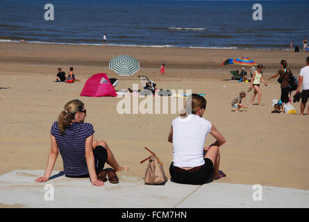 Strandleben in Noordwijk Aan Zee, Niederlande-Europa Stockfoto