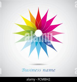 Modernen bunten geometrischen Kreisen Stock Vektor