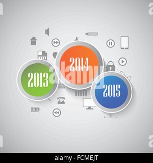 Flache abstrakten Hintergrund Stock Vektor