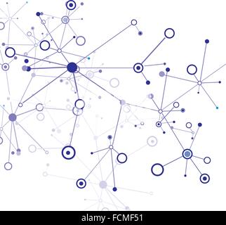 Molekül-Hintergrund Stock Vektor