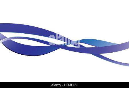 Abstrakte Welle Hintergrund. Helles Bild Stock Vektor