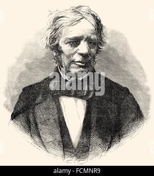 Michael Faraday, 1791-1867, eine englische Wissenschaftler Stockfoto