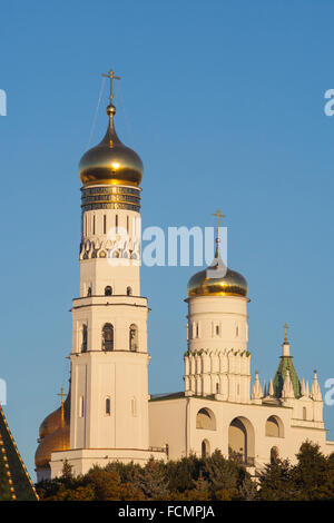 Iwan der große Glockenturm im Kreml, am frühen Morgen, Moskau, Russland Stockfoto