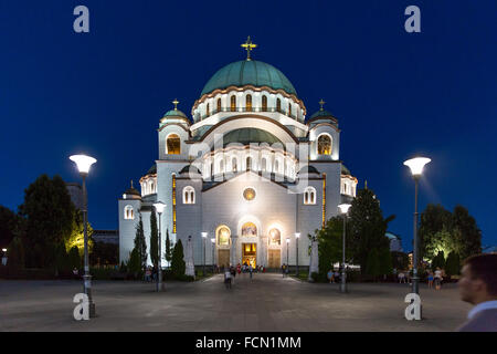 Tempel des Heiligen Sava, Belgrad Stockfoto