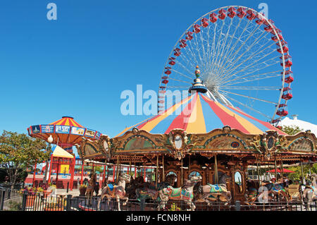 Chicago, Michigan Lake, Illinois, Vereinigte Staaten von Amerika, Usa Stockfoto