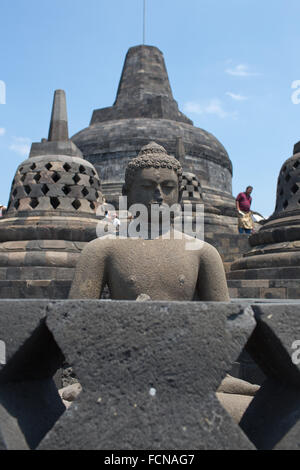 Candi Borobudur, Java, Indonesien Stockfoto