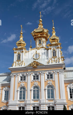 Der Grand Palace, Peterhof Palast, Petergof, St. Petersburg, Northwestern, Russland. Stockfoto