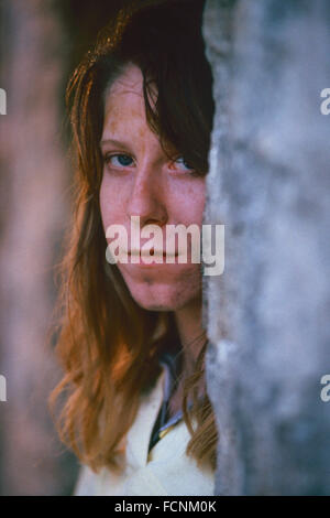 Obdachlose Mädchen wie Modelle. MODEL RELEASED Stockfoto