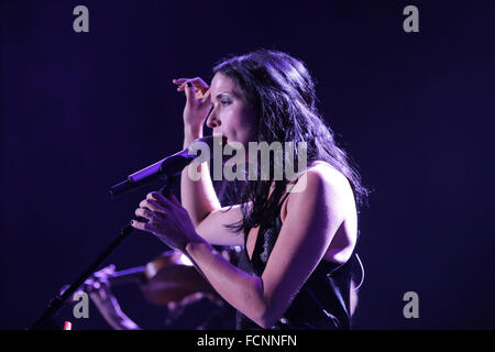 The Corrs führen in der O2 Arena, London England 23. Januar 2015.  Bildnachweis: Jason Richardson/Alamy Live-Nachrichten Stockfoto