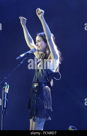 The Corrs führen in der O2 Arena, London England 23. Januar 2015.  Bildnachweis: Jason Richardson/Alamy Live-Nachrichten Stockfoto