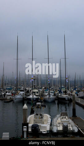 Santa Barbara Harbor Stockfoto