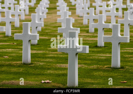 Florenz, Italien - November 2015 - amerikanische zweite Welt Soldatenfriedhof in Florenz, Italien. 2015 Stockfoto