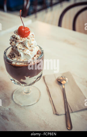 Berühmte Hot Fudge Sundae Eis Ghirardelli Square 4 Stockfoto