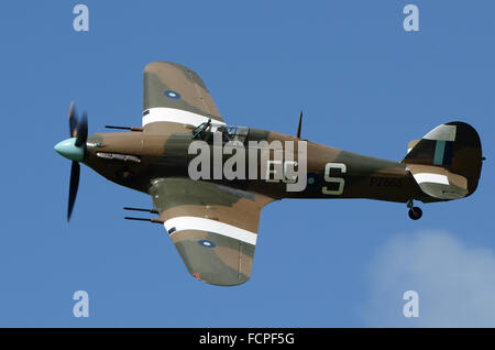 Hawker Hurricane. Der letzte Hurrikan, der je gebaut wurde (von 14.533), PZ 865 von der Hawker Produktionslinie in Langley, Bucks, im Juli 1944 eingeführt Stockfoto