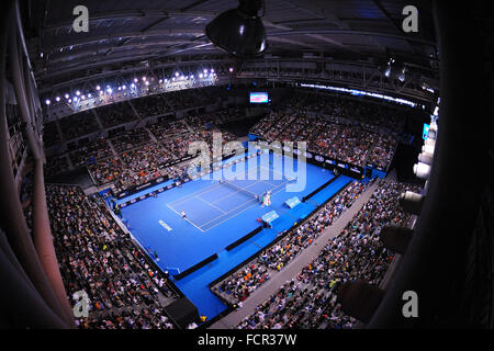 Melbourne Park, Melbourne, Australien. 24. Januar 2016. Der Centrecourt von oben © Action Plus Sport/Alamy Live News Stockfoto