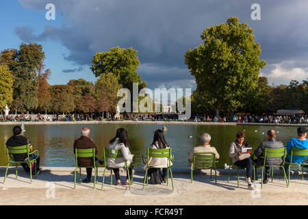 Jardin des Tuileries, Paris, Frankreich Stockfoto