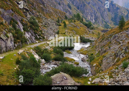 Val Nambrone in Den Dolomiten, Alpen - Val Nambrone in Dolomiten, Alpen Stockfoto