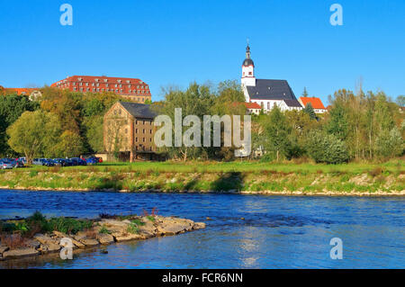 Wechselburg Kloster - Wechselburg Abtei 02 Stockfoto