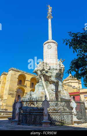 Denkmal für den Sieg der San Rafael in Cordoba, Spanien Stockfoto