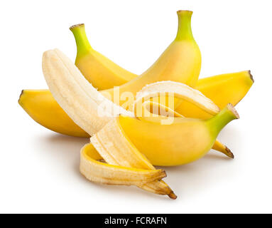 Bananen-isoliert Stockfoto