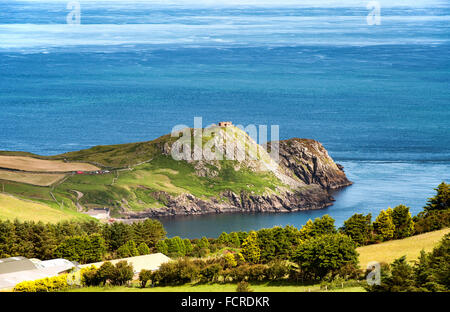 Torr Head felsigen Klippen und Halbinsel im County Antrim, Nordirland Stockfoto