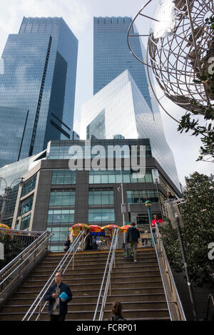 Time Warner Center Columbus circle Stockfoto