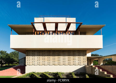 Annie Pfeiffer Chapel entworfen von Frank Loyd Wright für Florida Southern College, Lakeland, Florida, USA Stockfoto