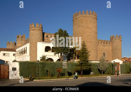 Duques de Feria Palast des 15. Jahrhunderts, nationalen Parador, Zafra, Badajoz Provinz, Spanien Stockfoto