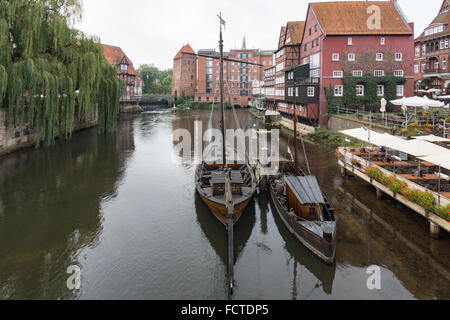 Das historische Zentrum Lüneburg in Norddeutschland Stockfoto