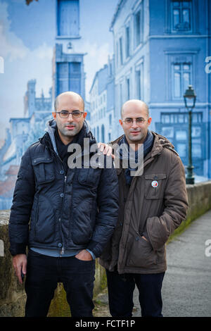 Angoulême (Südwesten Frankreichs), am 2015/01/30: der 42. Internationalen Comic-Festival Angouleme Stockfoto