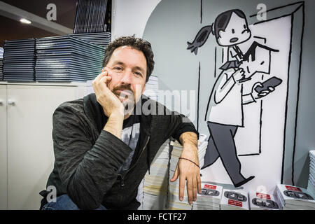 Angoulême (Südwesten Frankreichs), am 2015/01/29: der 42. Internationalen Comic-Festival Angouleme Stockfoto