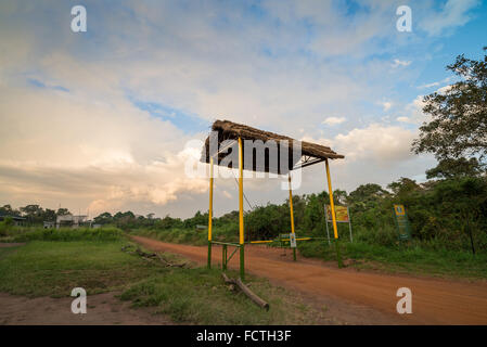 Tor zum Murchison Falls National Park, Uganda, Afrika Stockfoto