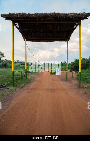 Tor zum Murchison Falls National Park, Uganda, Afrika Stockfoto