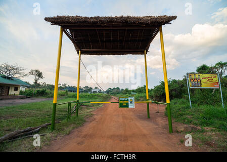 Tor zum Murchison Falls National Park, Uganda, Afrika Stockfoto