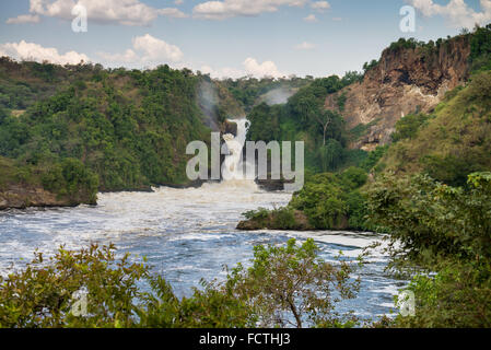 Murchison Falls, Nil, Murchison Falls National Park, Uganda, Ostafrika Stockfoto