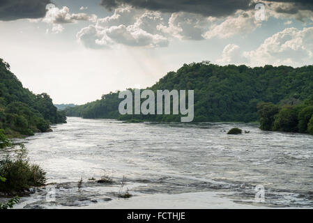 Murchison Falls, Nil, Murchison Falls National Park, Uganda, Ostafrika Stockfoto