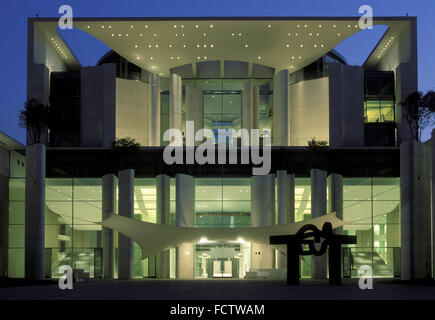 DEU, Deutschland, Berlin, dem Bundeskanzleramt.  DEU, Deutschland, Berlin, Das Bundeskanzleramt. Stockfoto